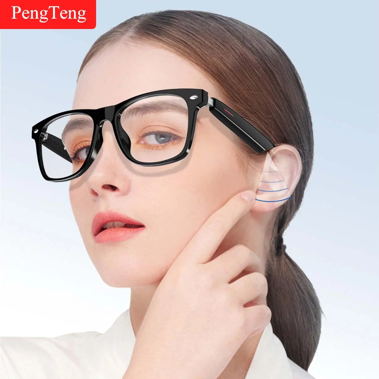 Smart Glasses with High-Quality Sound, Voice Calling, Bluetooth-Compatible with Fast Pairing, Large Capacity Long-Lasting Battery, Perfect Gift, Cool Gadget #GLOBAL PICKS